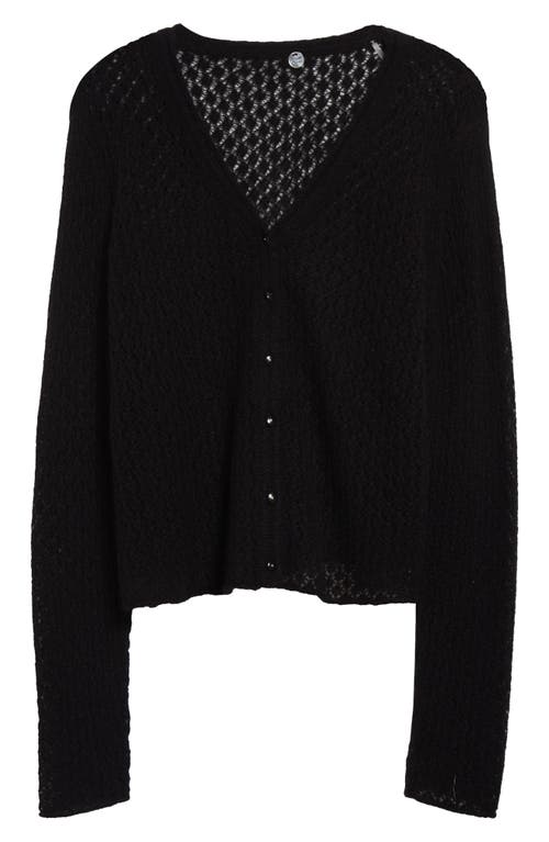 MARGARET O'LEARY MARGARET O'LEARY POINTELLE CASHMERE & SILK CARDIGAN 