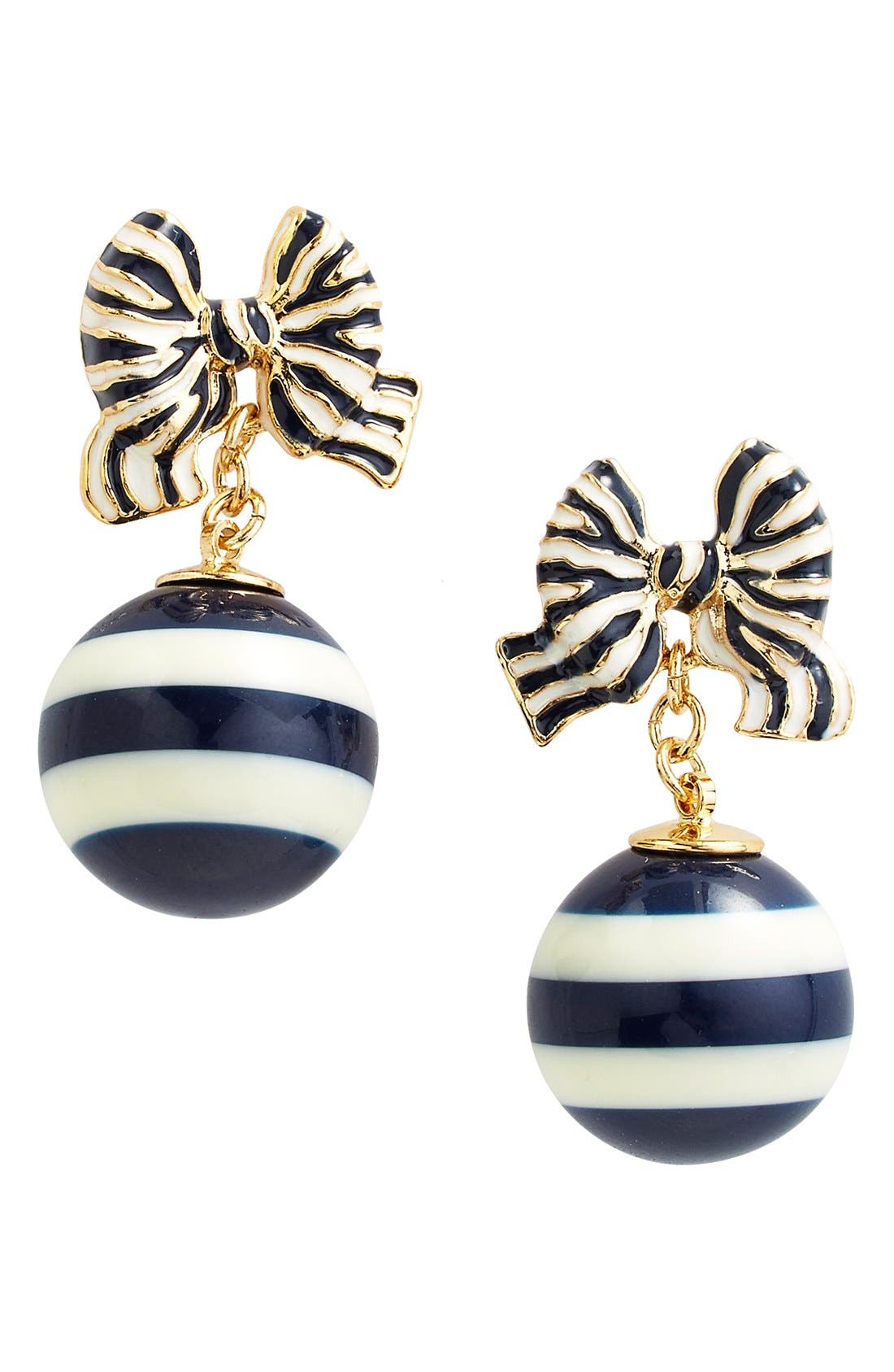 kate spade new york 'out of the loop' bow drop earrings Nordstrom