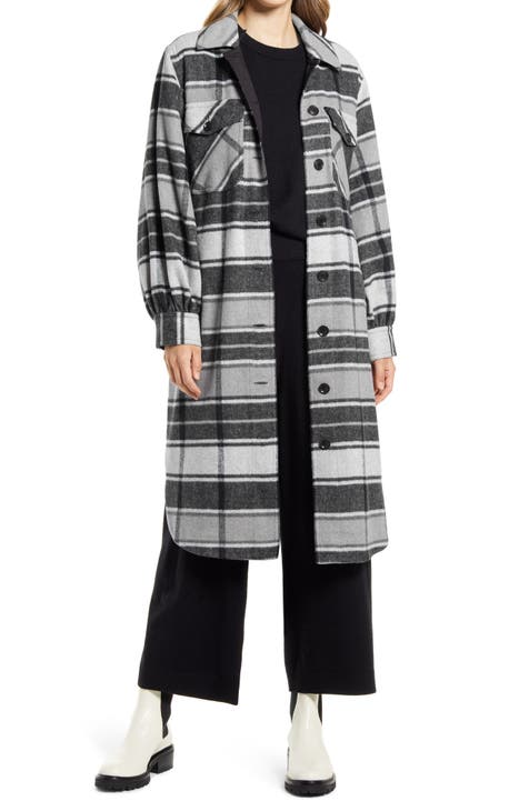 Women S Shirt Jacket Coats Jackets Nordstrom Shirt Jacket Coats Jackets Nordstrom, Toddler Trench Coat Black And White Blouse