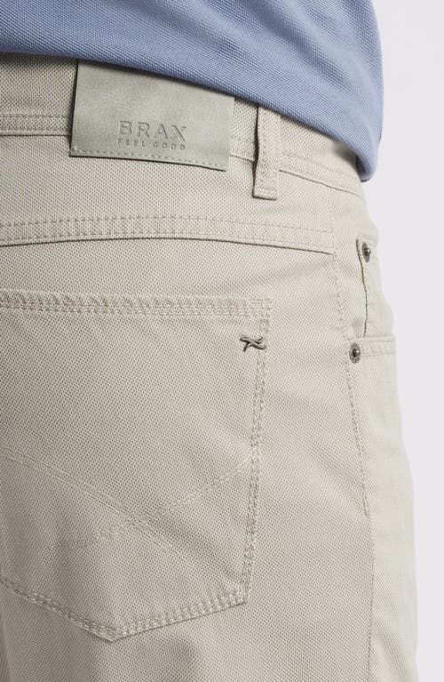 Shop Brax Cooper Regular Fit Stretch Pants In Beige