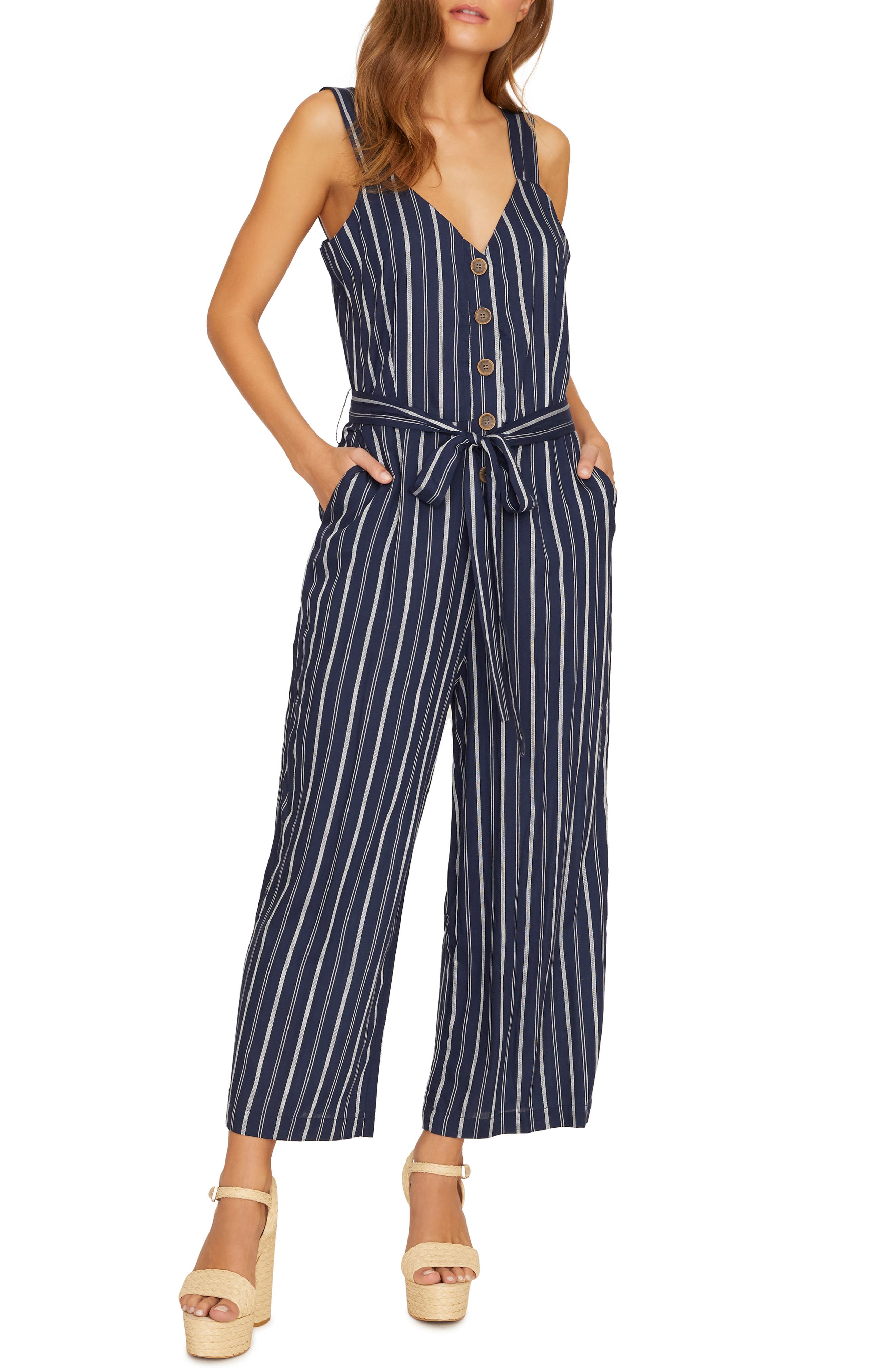 nordstrom linen jumpsuit