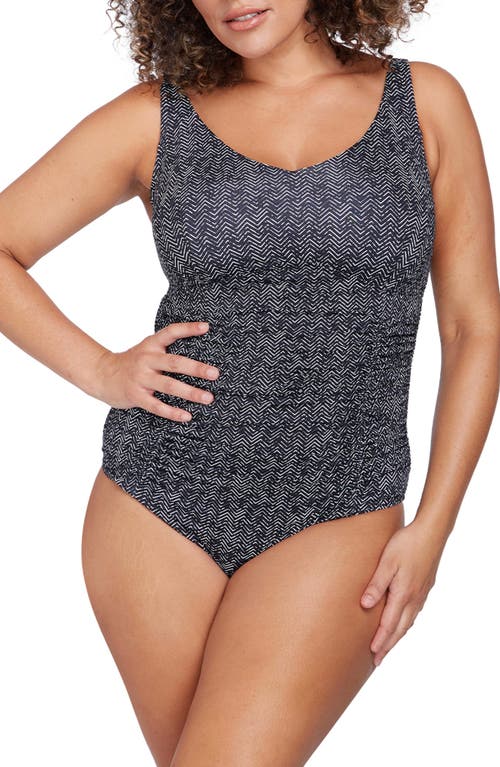 Artesands Raphael E- & F-Cup One-Piece Swimsuit in Black at Nordstrom, Size 20 Us