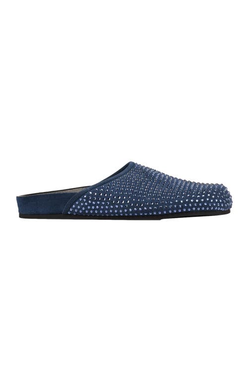 Shop Sandro Rhinestone Mules In Blue