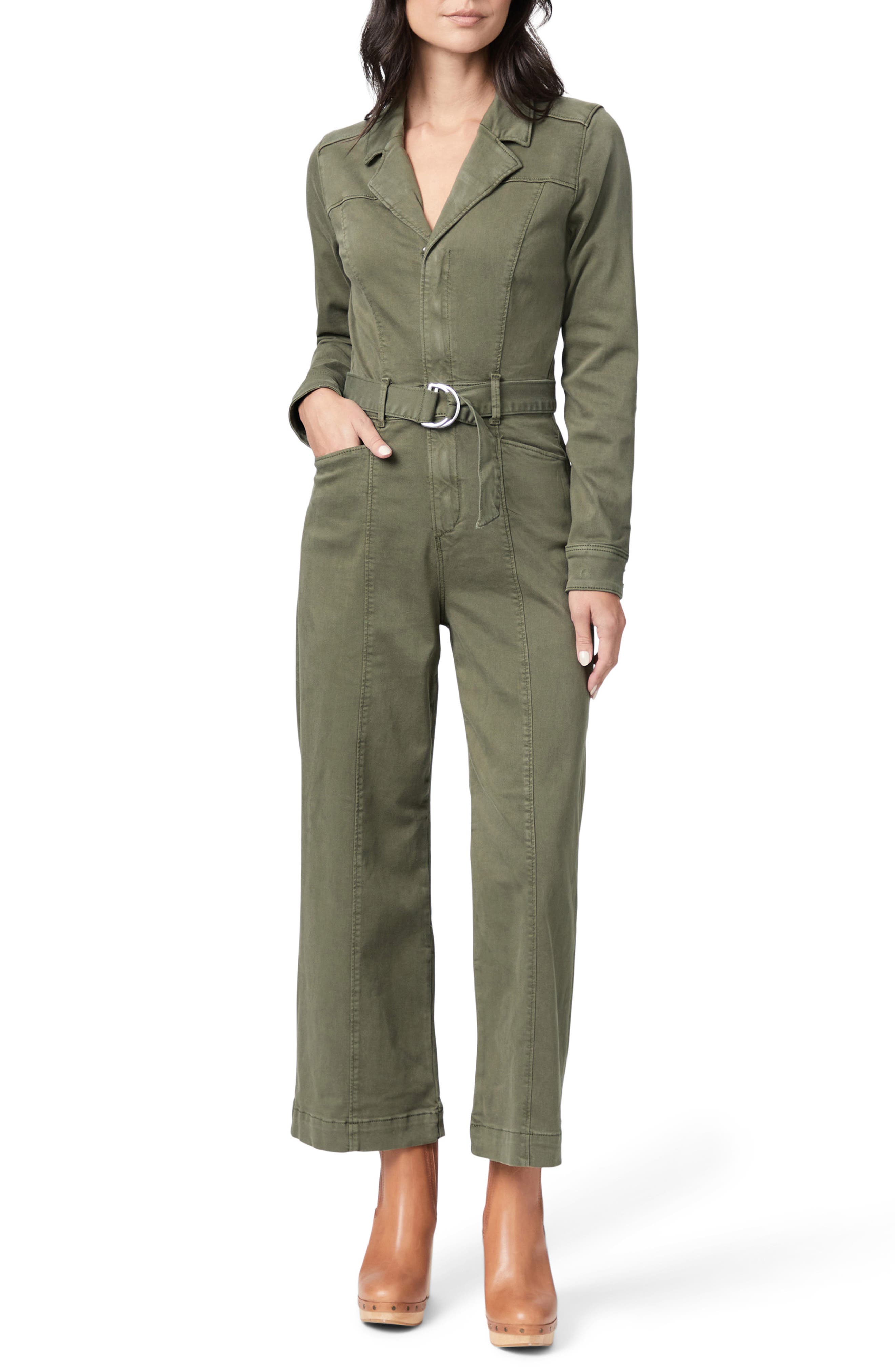 army green jumpsuit for women