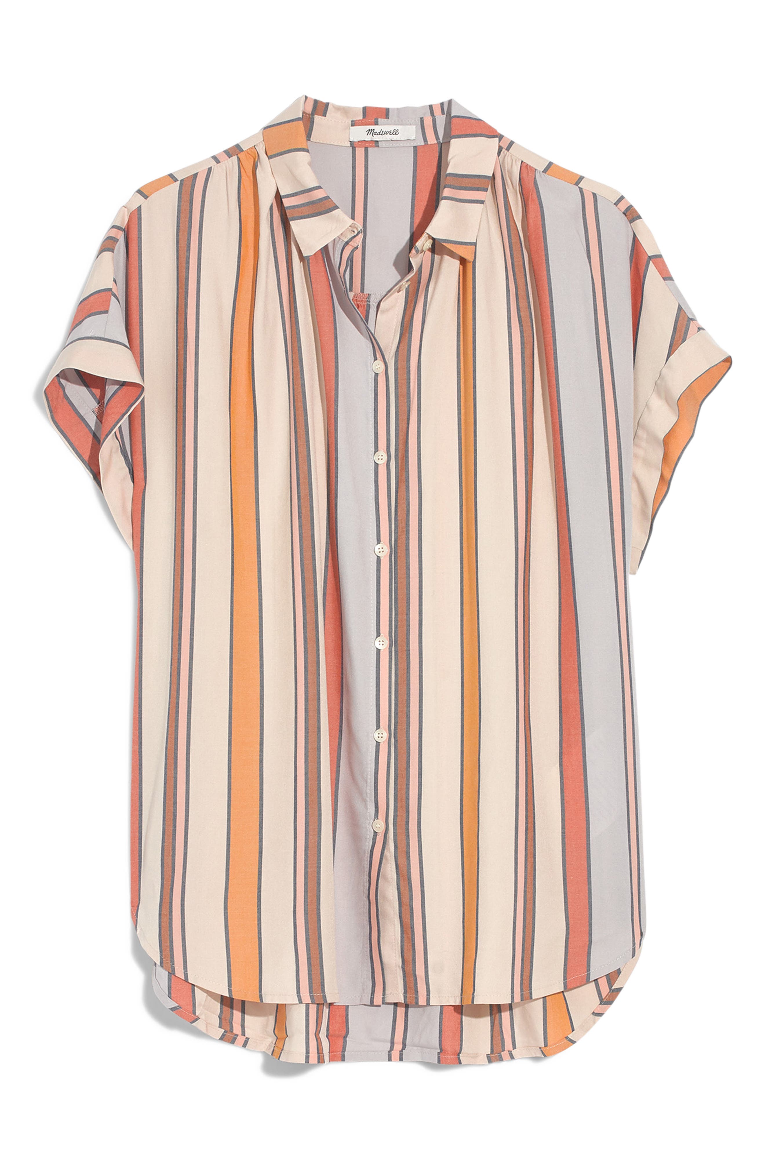 Madewell Towel Stripe Central Shirt Nordstrom