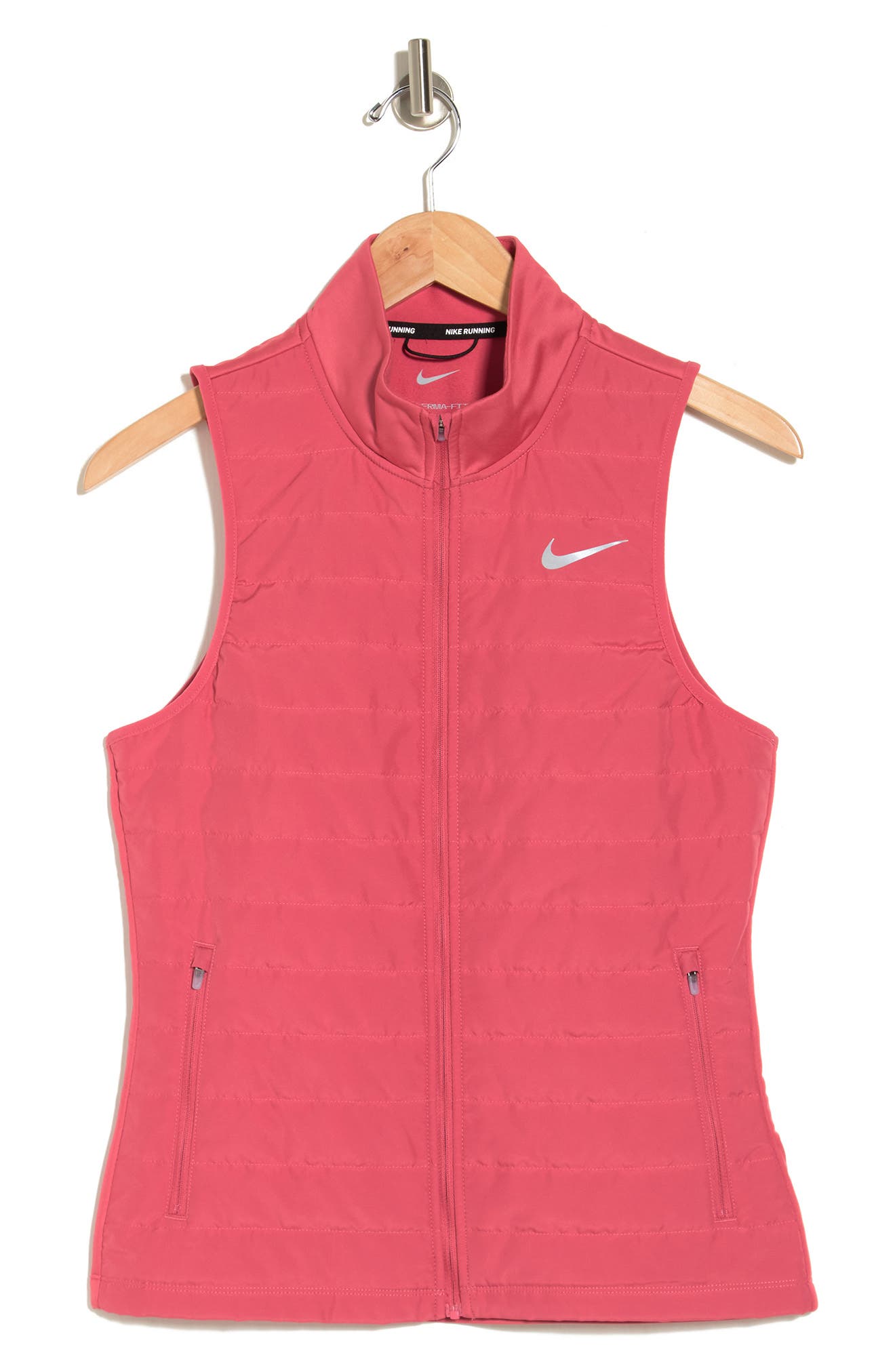 nike women's essential filled running vest