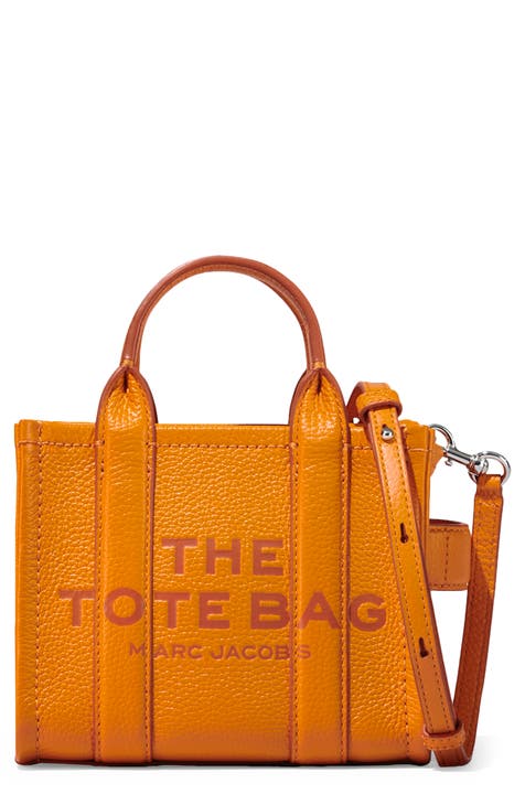 Tangerine Orange Faux Leather Quilted Shoulder Bag purse New