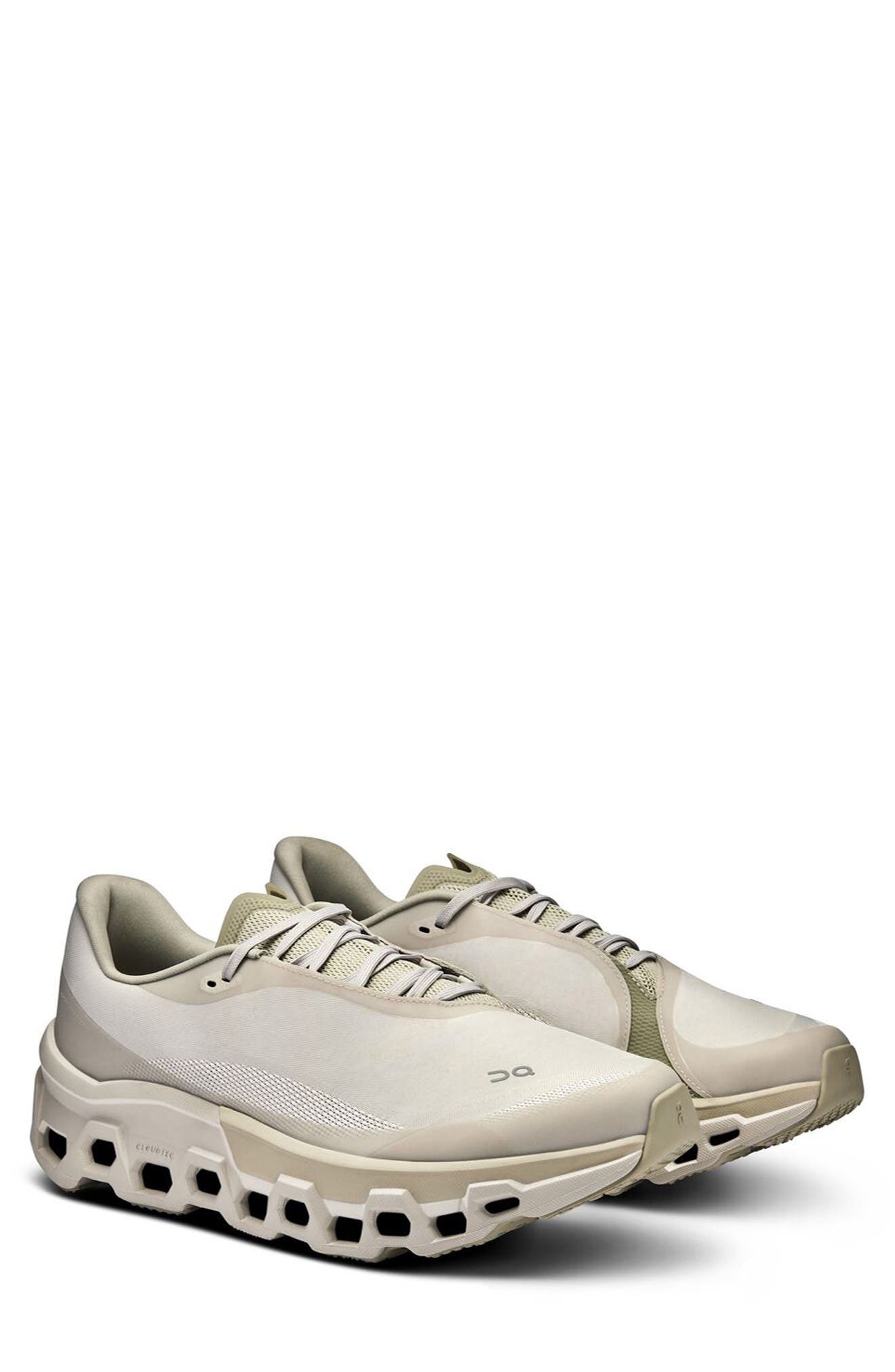 On x PAF Cloudmonster 2 Running Shoe in Moondust/Chalk | Smart Closet
