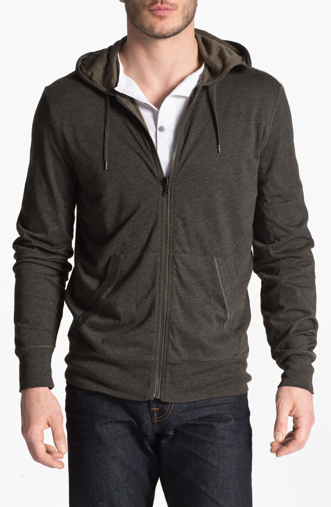 john varvatos zip hoodie