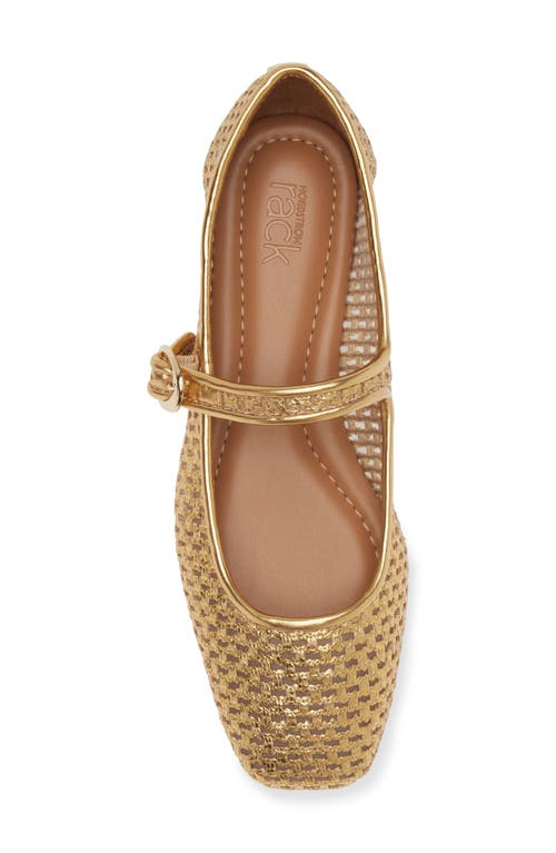 Nordstrom Rack Acinda Flat In Gold Metallic