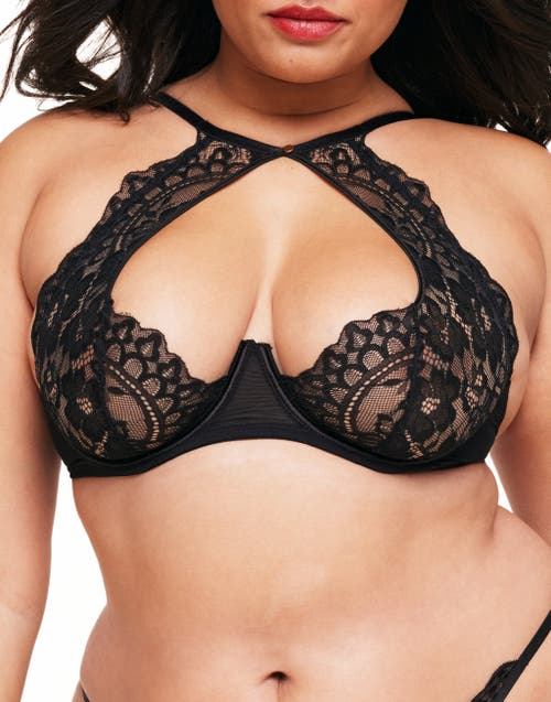 Shop Adore Me Talulah Unlined Balconette Bra In Black