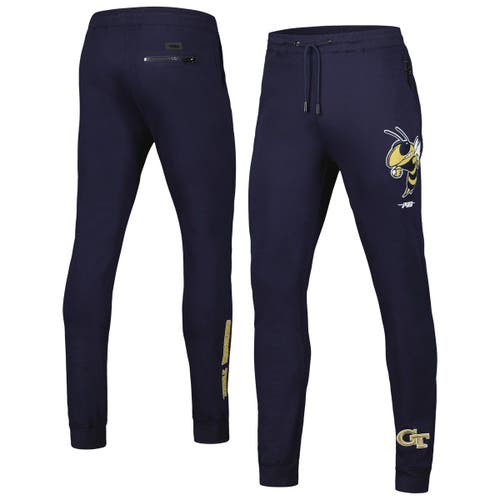 Men's Pro Standard Navy Georgia Tech Yellow Jackets Classic DK Jogger Pants