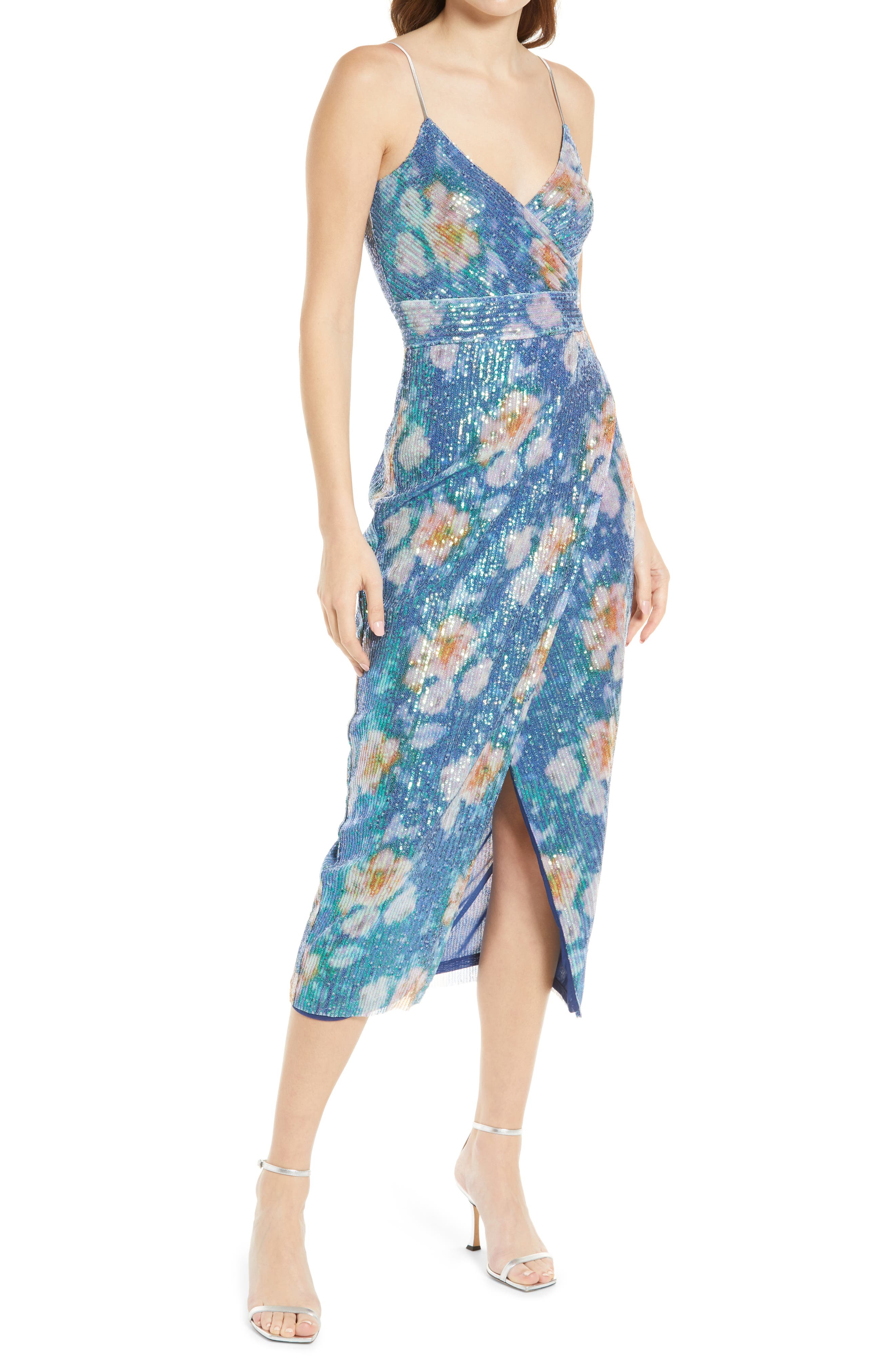 nordstrom faux wrap dress