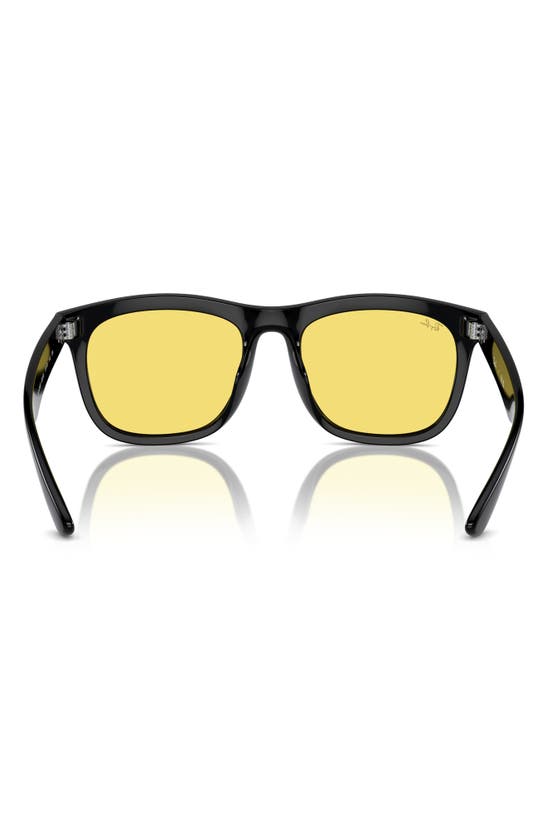 Ray Ban Ray-ban Square Sunglasses, 57mm In Black