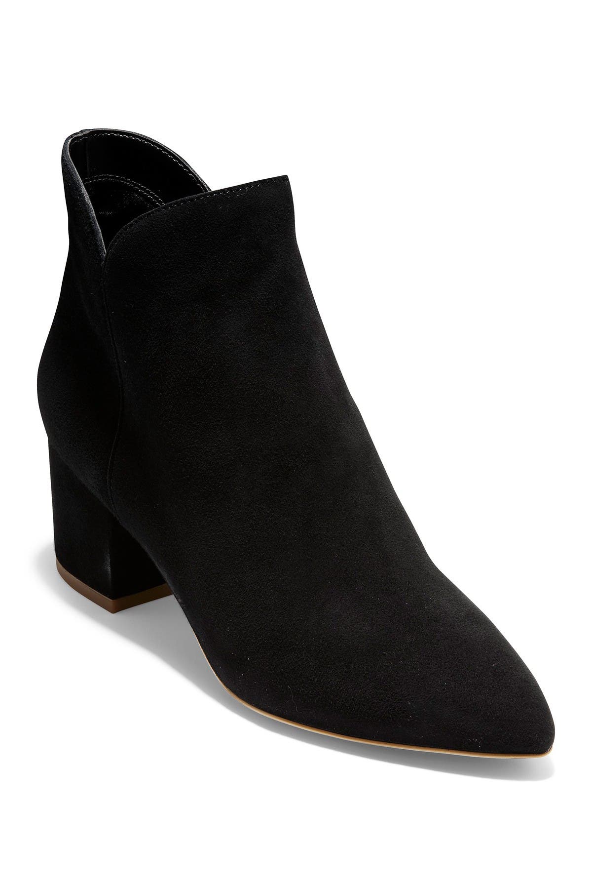 Elyse Suede Pointed Toe Ankle Boot 