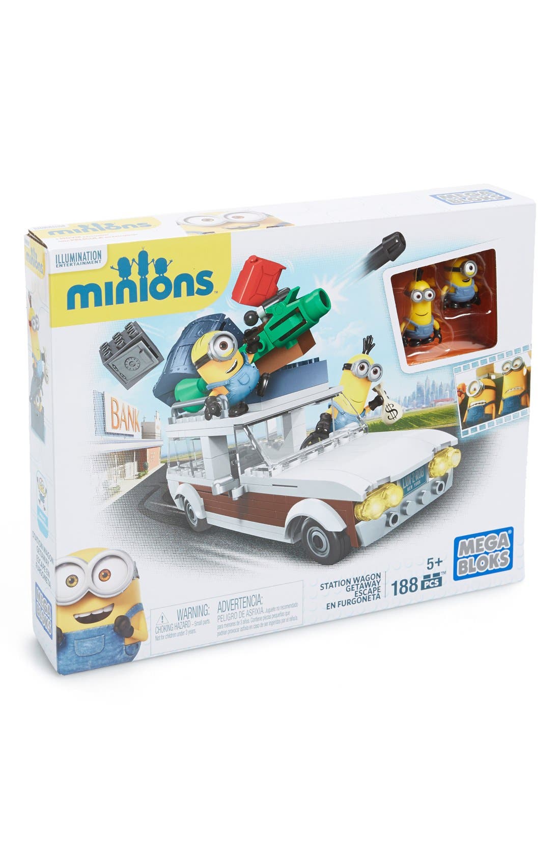 mega bloks minions station wagon getaway