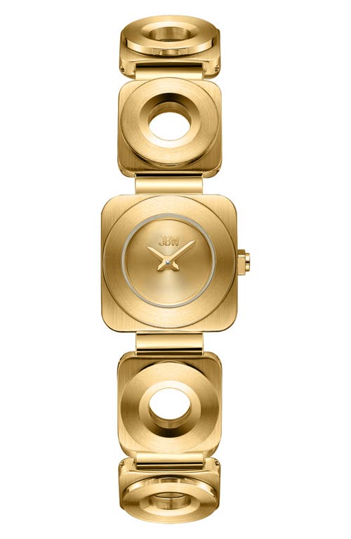 Jbw Chasm Bracelet Watch, 22mm In 18k Gold/gold