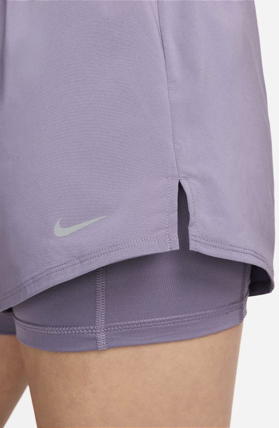 Shop Nike Dri-fit High Waist Shorts In Daybreak