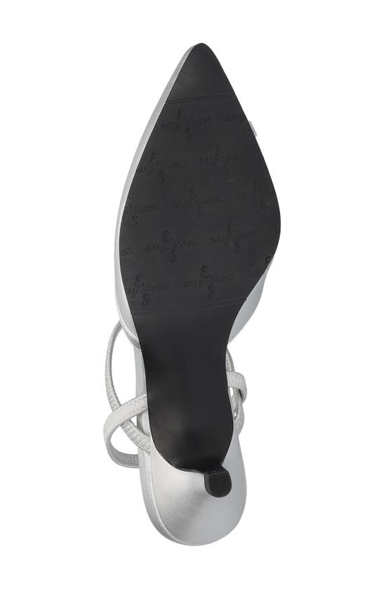Shop Easy Street Uunna Slingback Pump In Silver