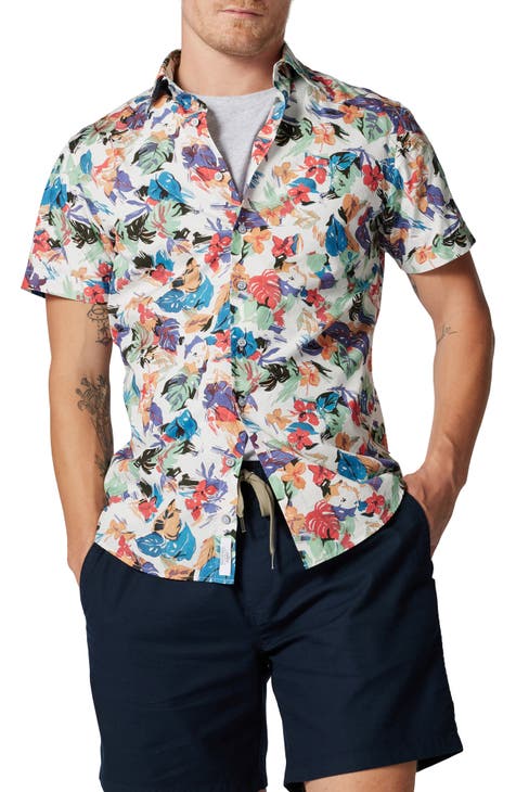 Upper Charlton Floral Short Sleeve Button-Up Shirt