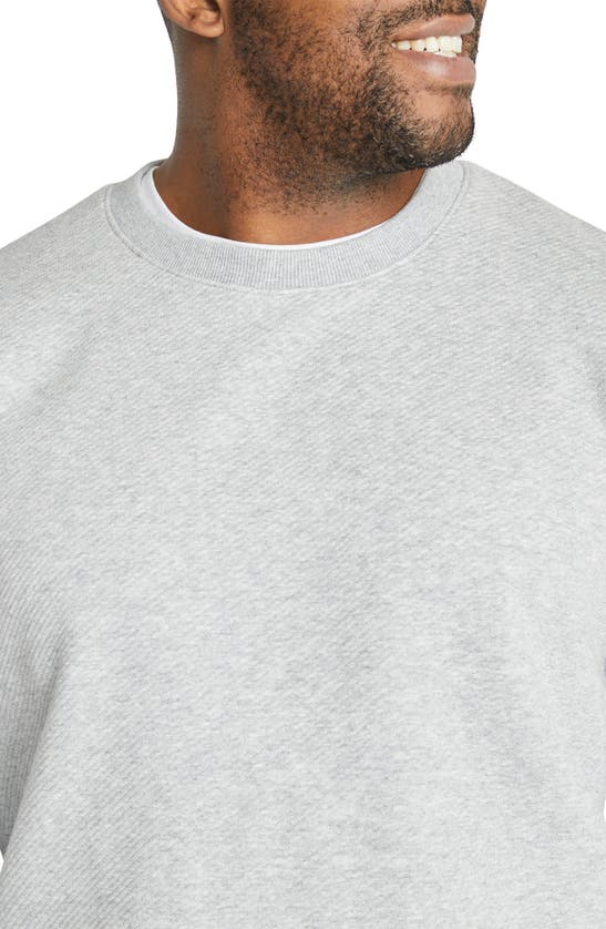 Shop Johnny Bigg Elliot Jacquard Sweatshirt In Grey