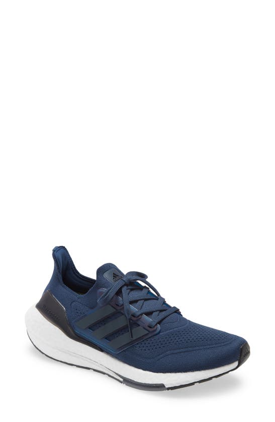 Adidas Originals Ultraboost 21 Primeblue Running Shoe In Crew Navy