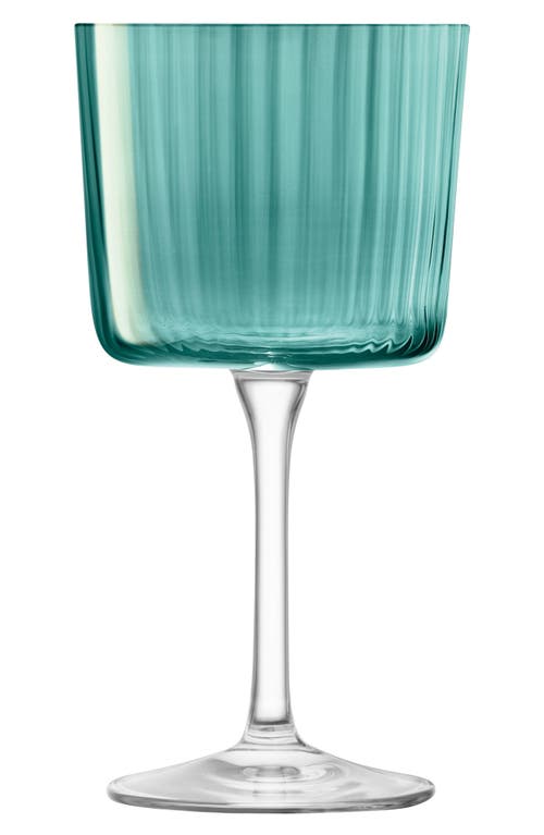 LSA Gems Set of 4 Wine Glasses in Green at Nordstrom