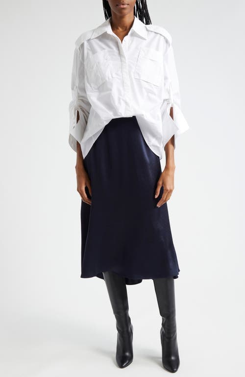 3.1 Phillip Lim Relaxed Drape Shirtdress in White 