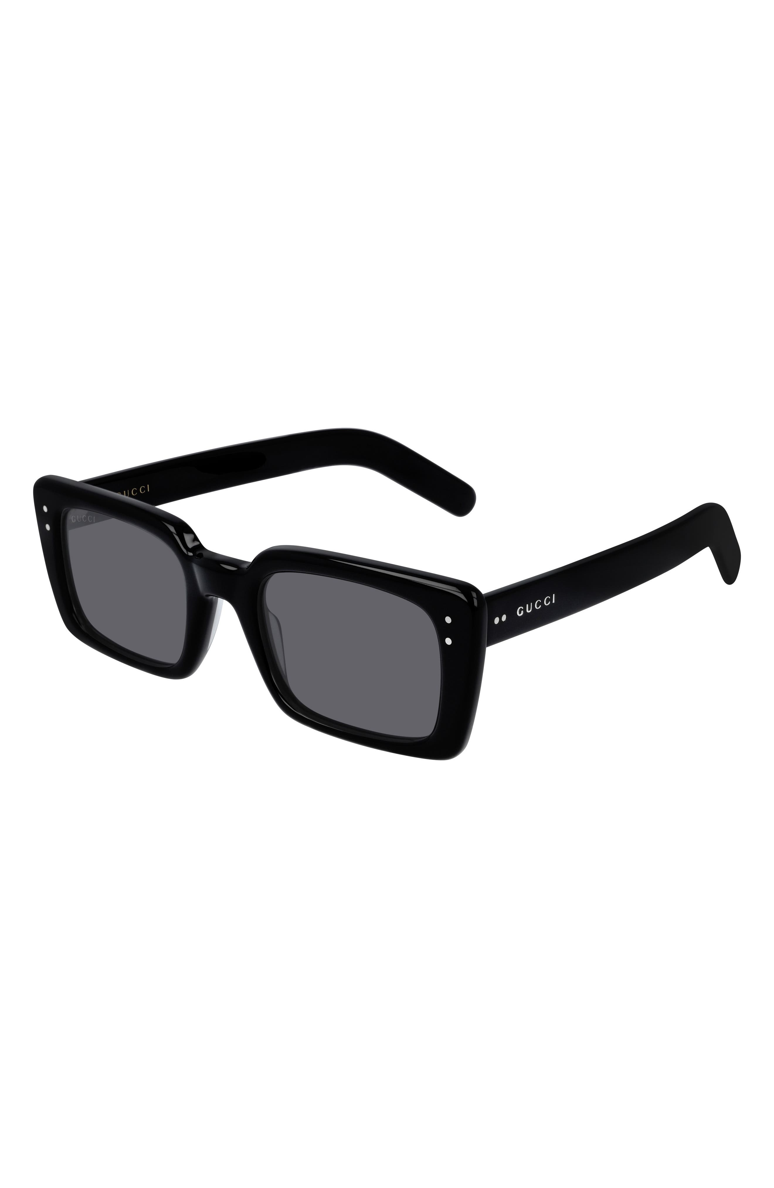 Gucci 52mm Rectangle Sunglasses | Nordstrom