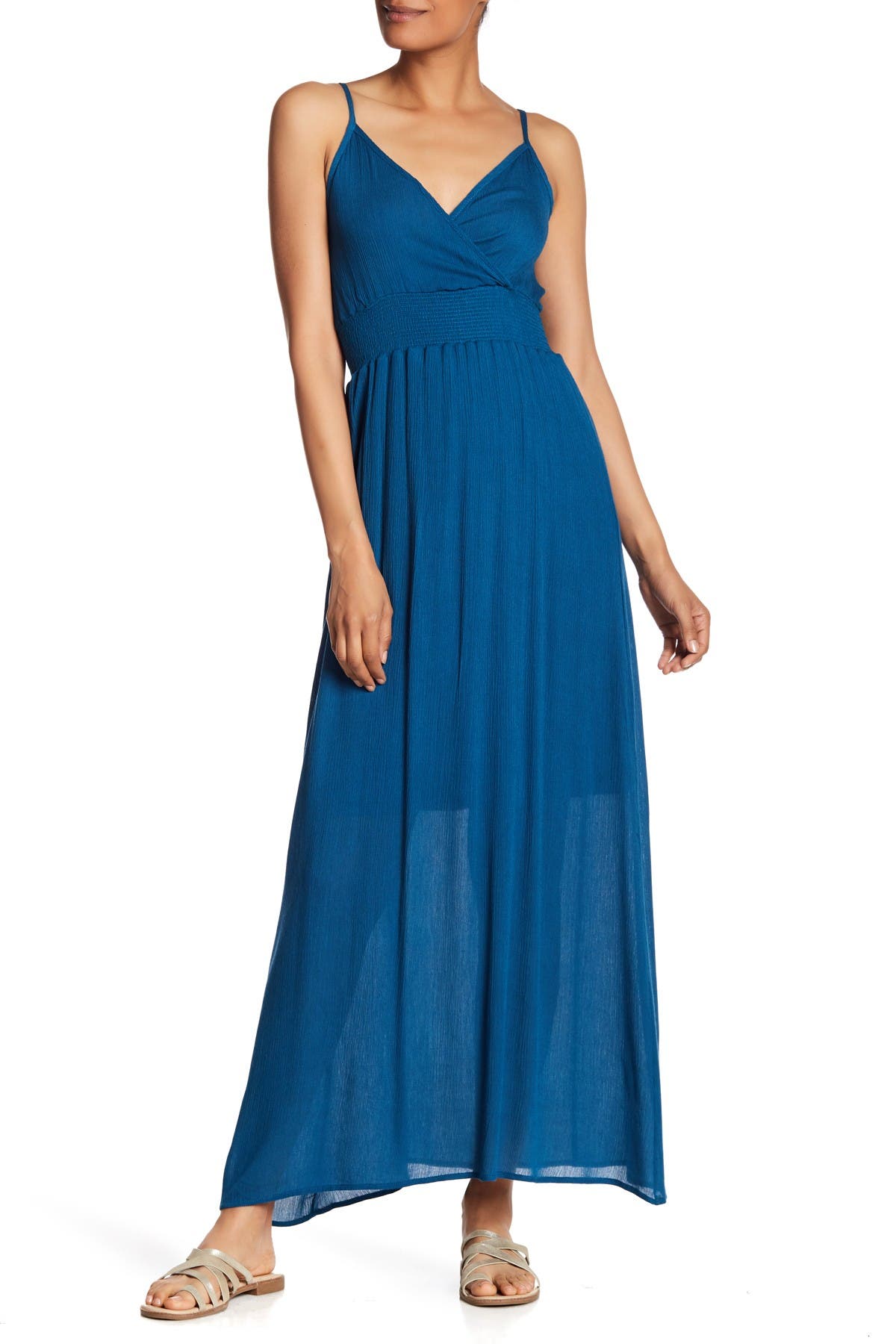 west kei gauze maxi dress