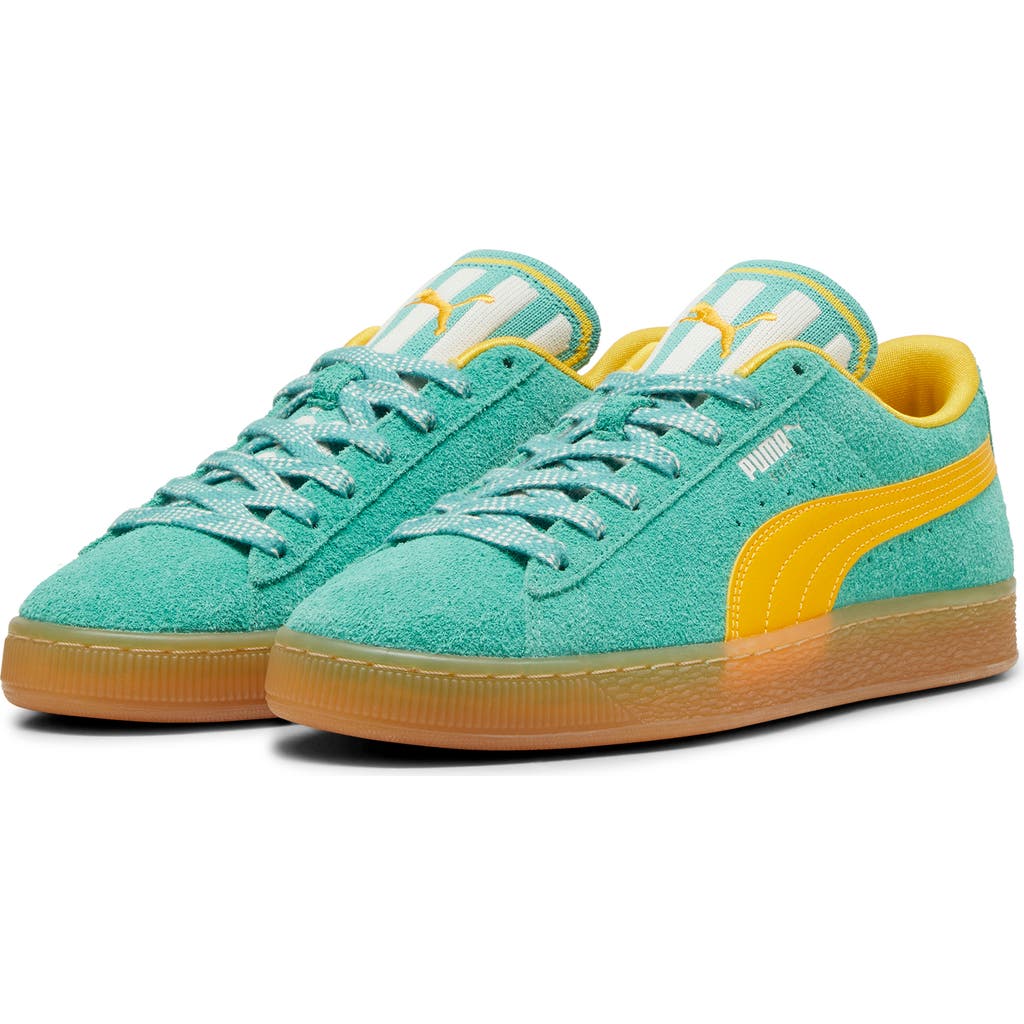 Puma Suede Supertifo Low Top Sneaker In Jade Frost-gum