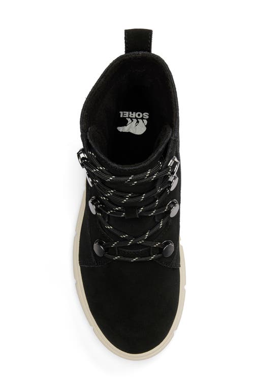 Sorel Explorer Iii Joan Waterproof Boot In Black/chalk