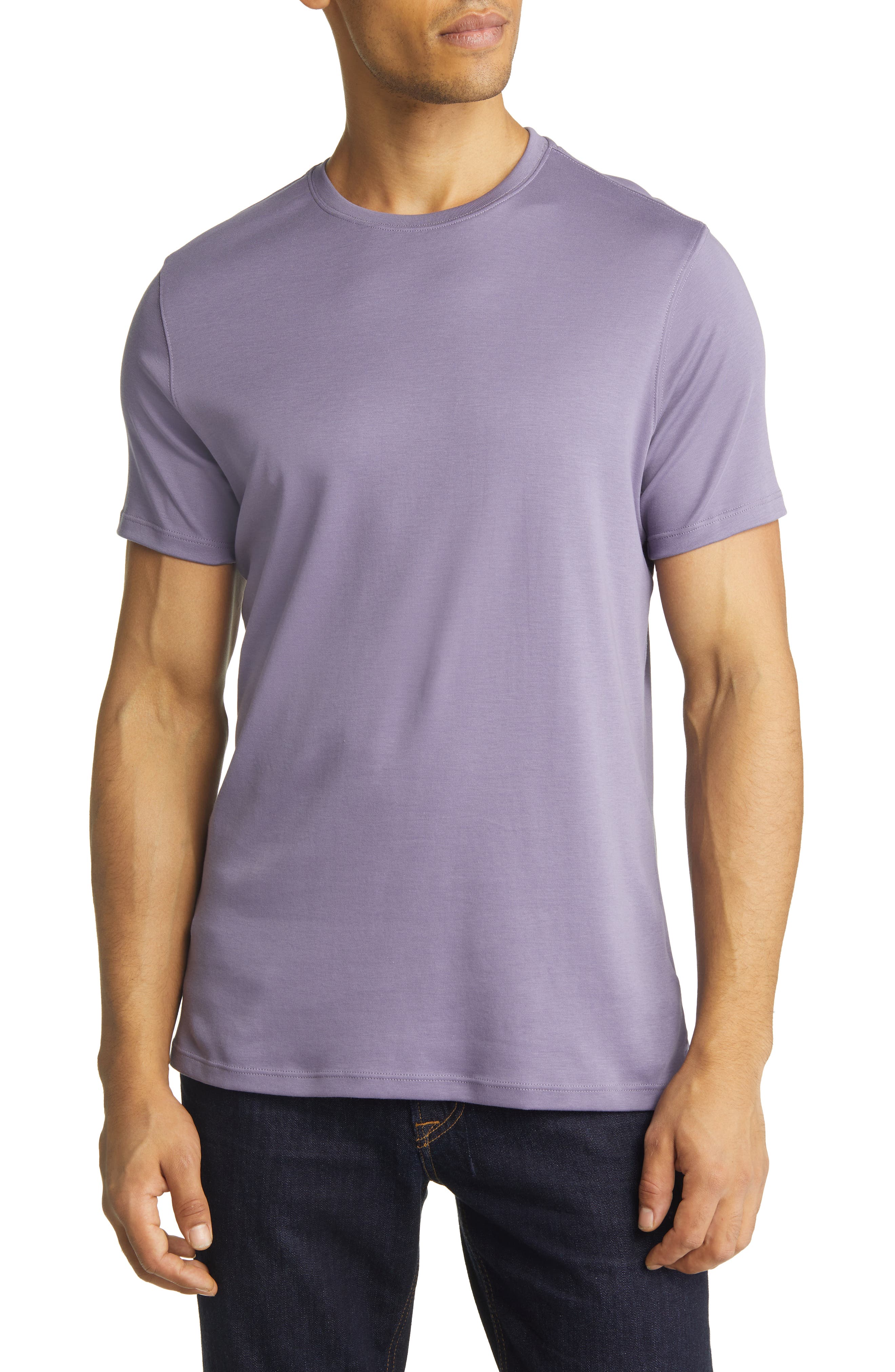 MEN FASHION Shirts & T-shirts Casual discount 65% Pull&Bear T-shirt Purple S 
