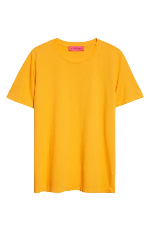 The Elder Statesman Men's Supersoft Cotton & Cashmere T-Shirt in Mandarin