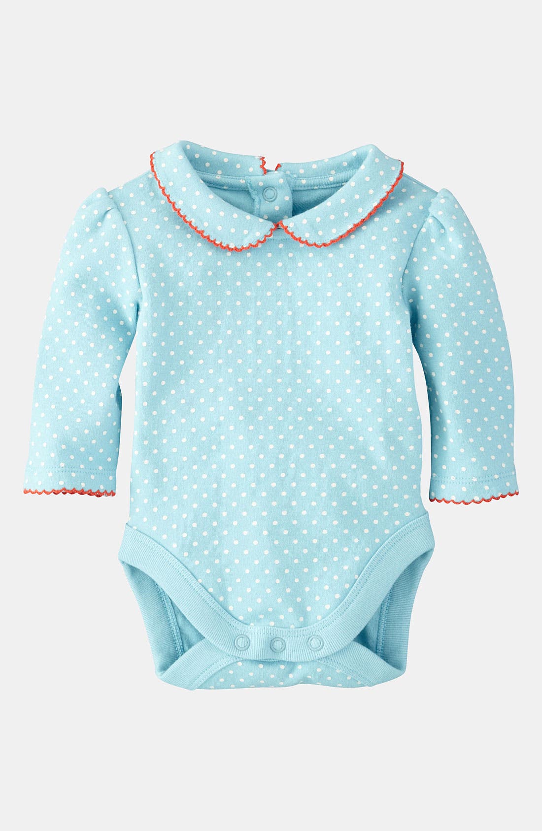 Mini Boden 'Pretty' Collar Bodysuit (Infant) Nordstrom