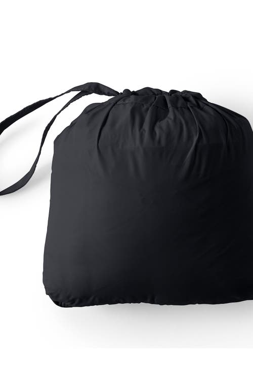 Lands' End Wanderweight Packable Ultralight Down Vest In Black