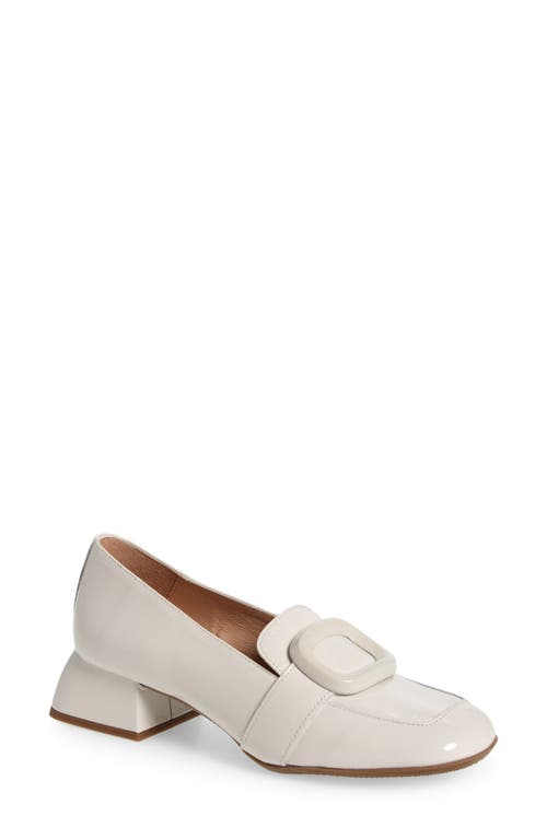 Elein Buckle Loafer in Lack Ivory