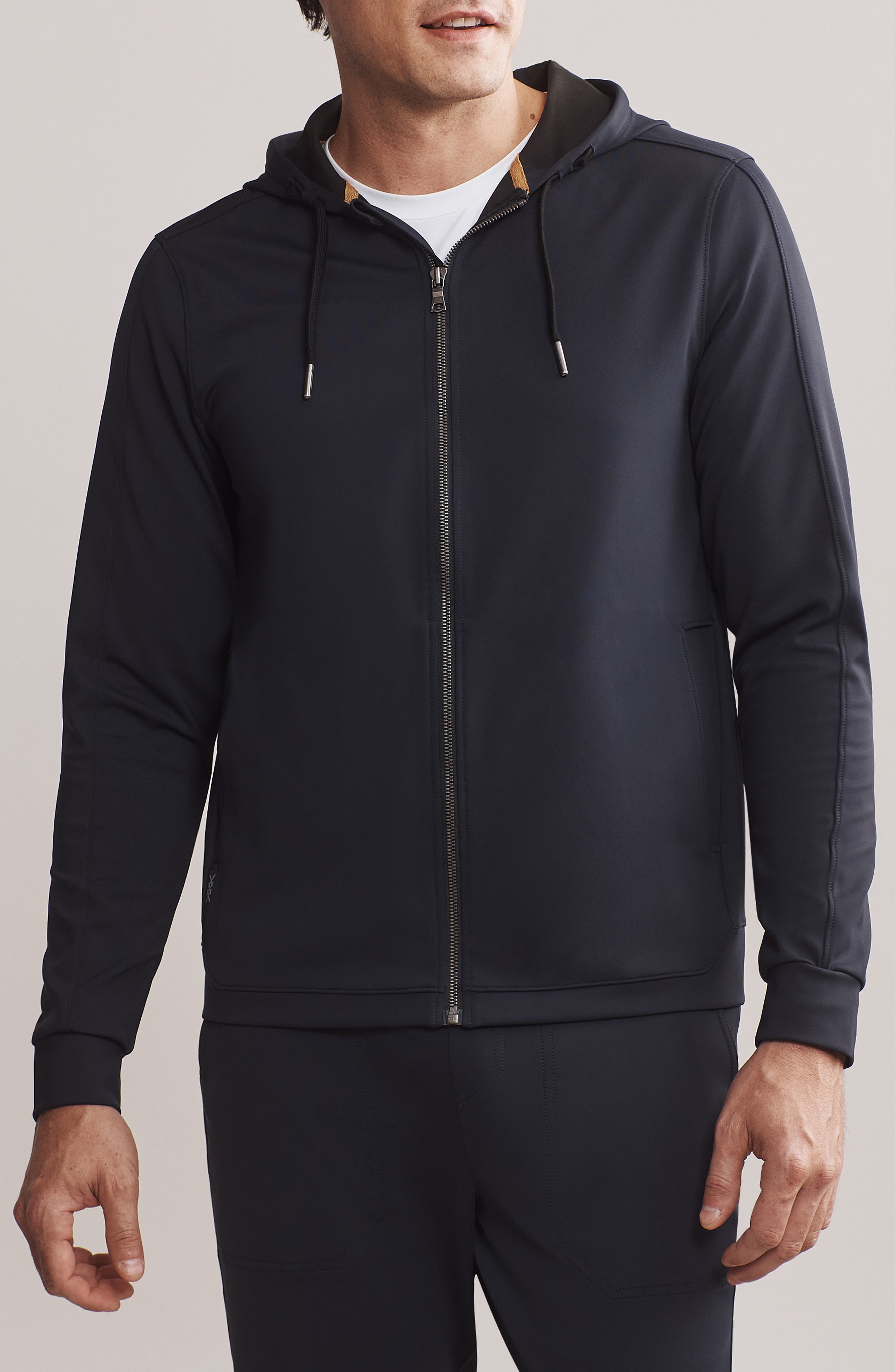 Rhone Spar V2 Zip Hoodie in True Navy 