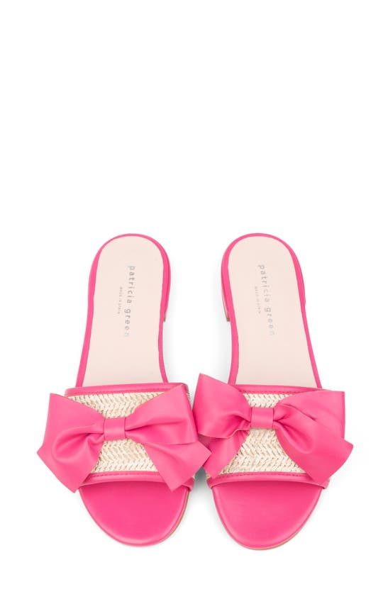 Shop Patricia Green St. Tropez Slide Sandal In Hot Pink