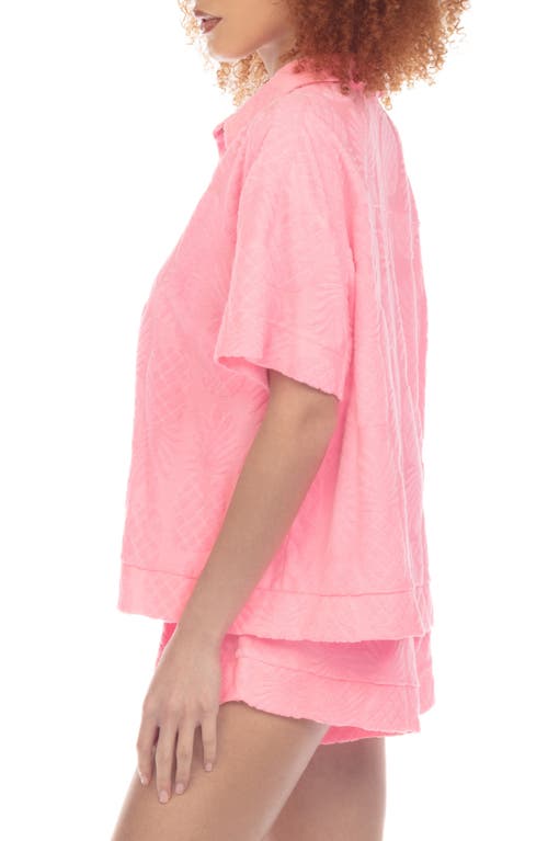 Honeydew Intimates Easy Does It French Terry Short Pajamas In Sundown Pineapples
