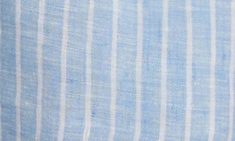 Shop Vitamin A ® The Getaway Linen Cover-up Shorts In Summer Stripe Linen
