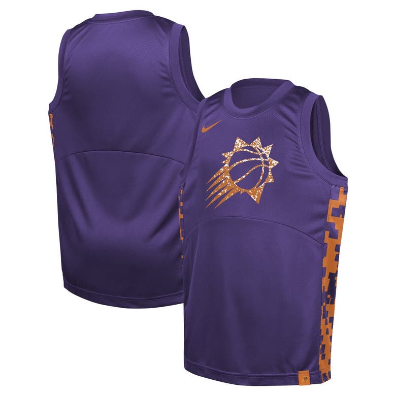 Nike Kids' Youth   Purple Phoenix Suns Courtside Starting Five Team Jersey