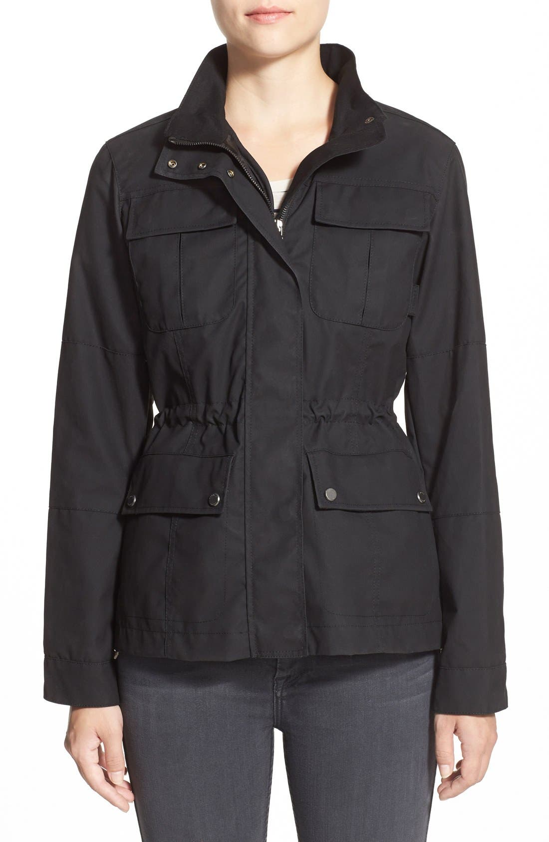 Hunter Waxed Cotton Utility Jacket with Removable Liner Nordstrom