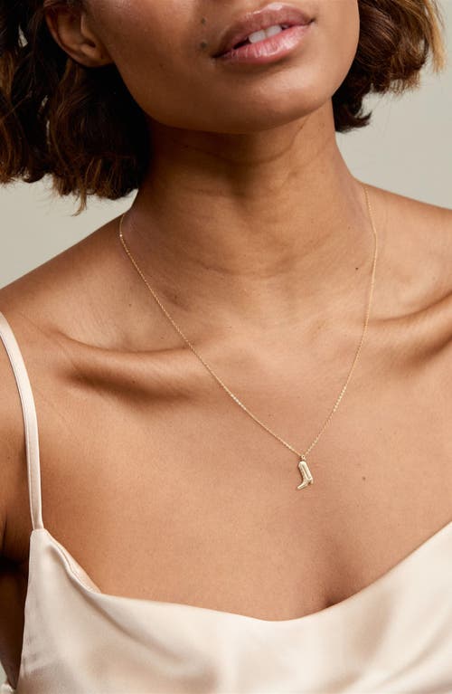 Set & Stones Houston Pendant Necklace In Gold