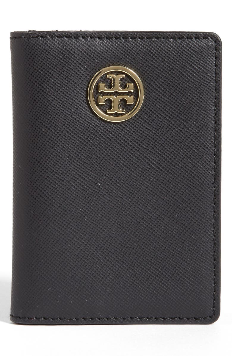 Tory Burch 'Robinson' Saffiano Leather Card Case Nordstrom