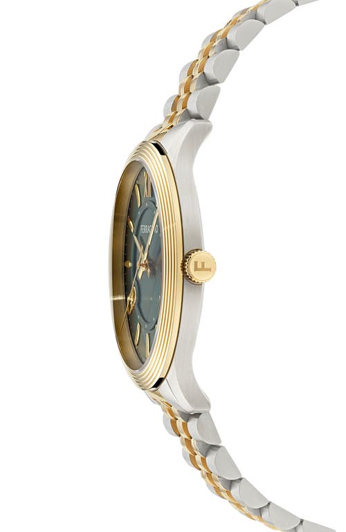 Ferragamo Duo Watch, 40mm In Two Tone