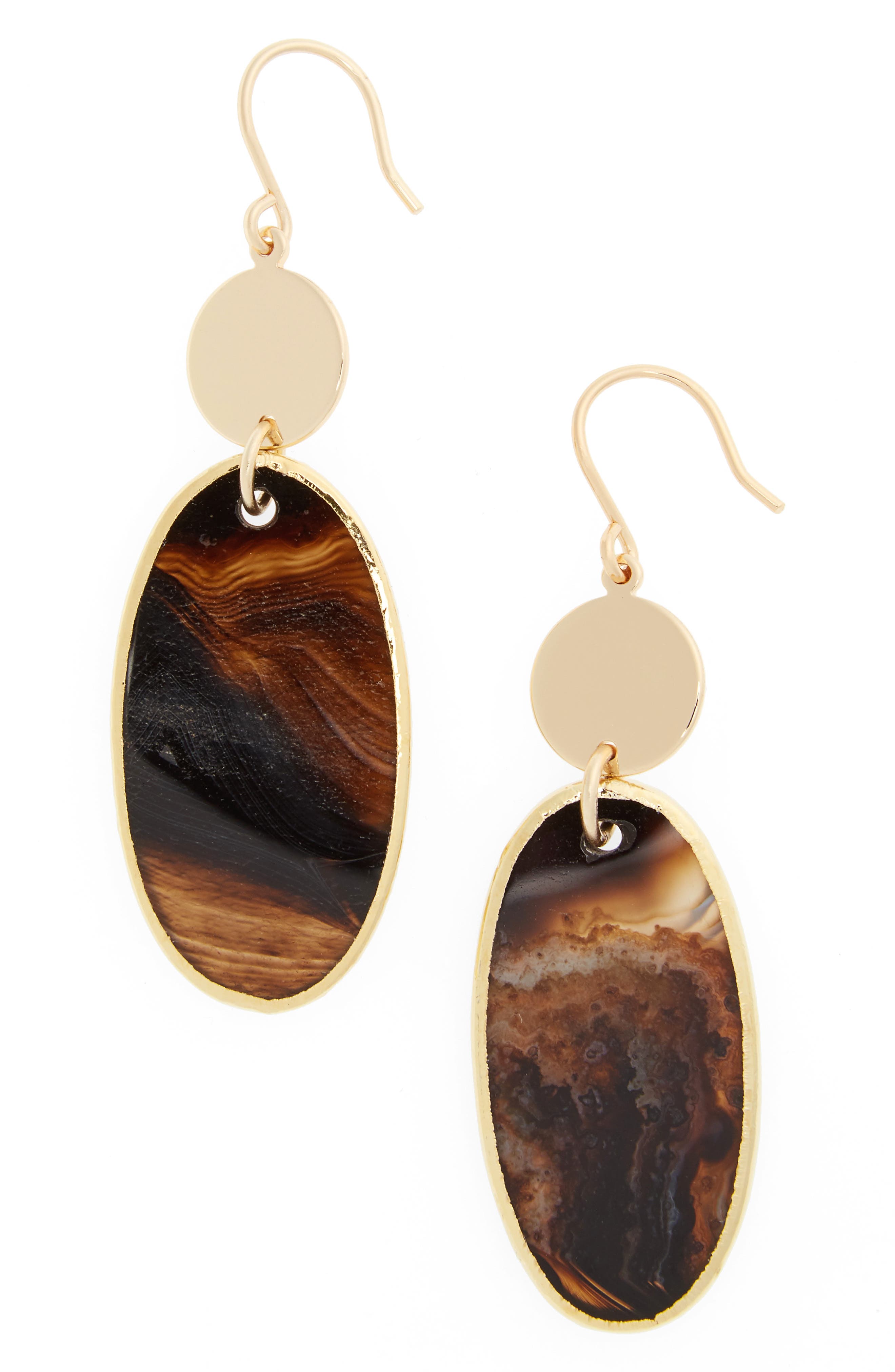 Nordstrom Semiprecious Stone Double Drop Earrings Nordstrom