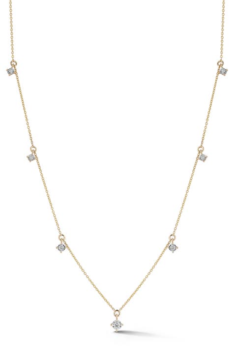 Ava Bea Diamond Charm Necklace