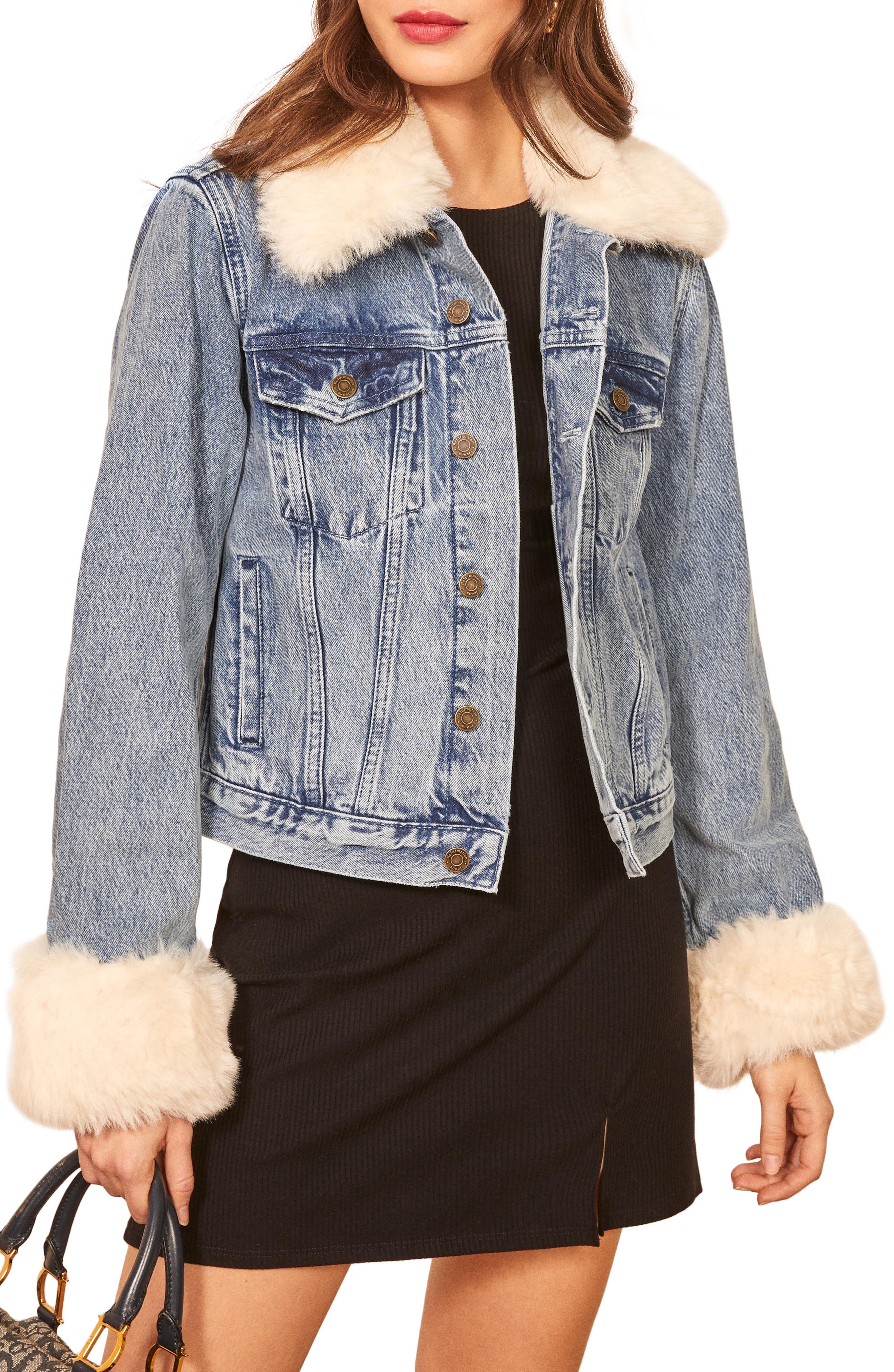 reformation jean jacket