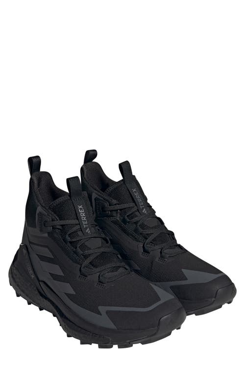 adidas Terrex Free Hiker 2 Hiking Shoe in Black/Grey/Grey